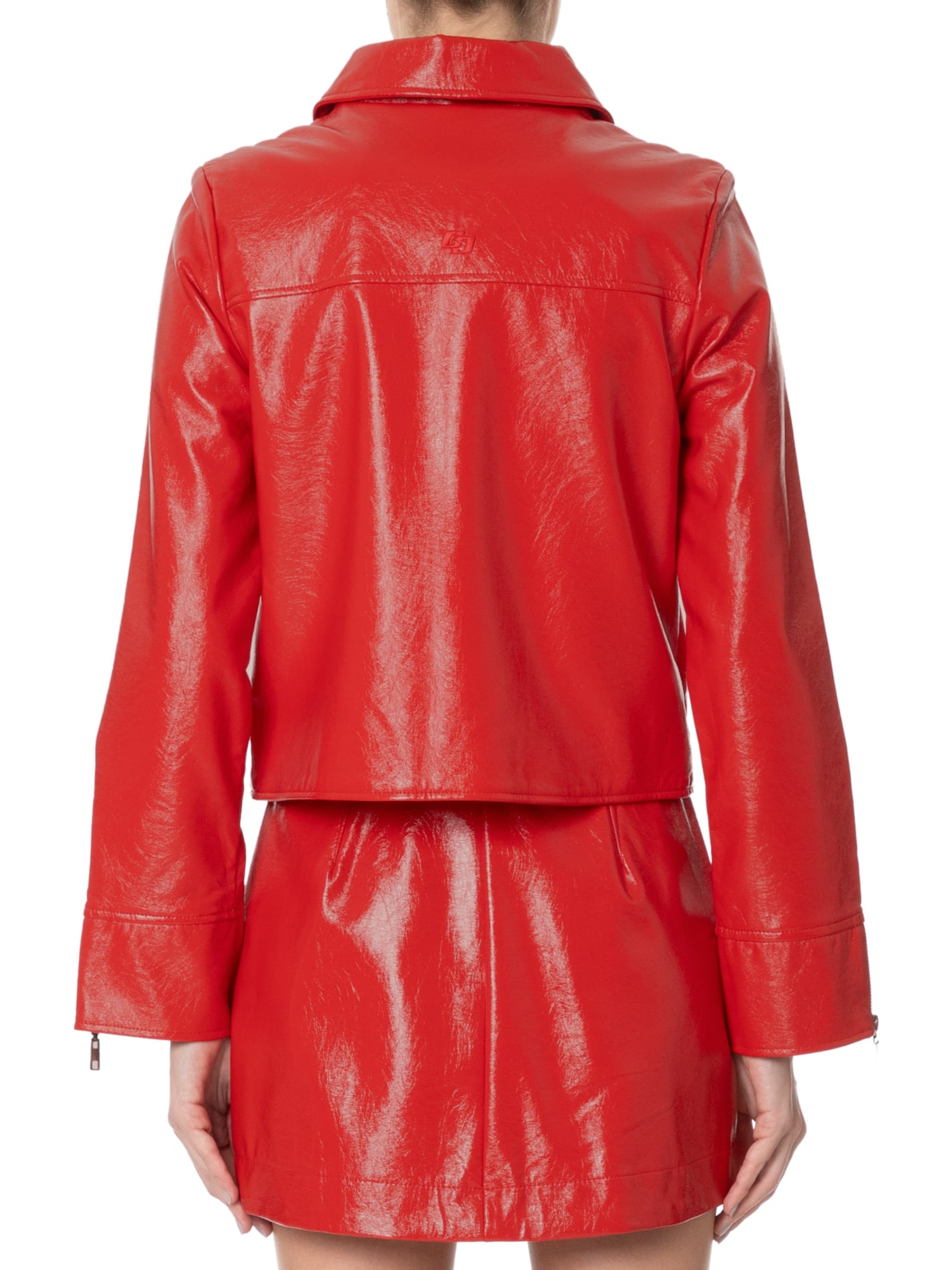 Jaqueta Feminina Biker Vermelho Colcci