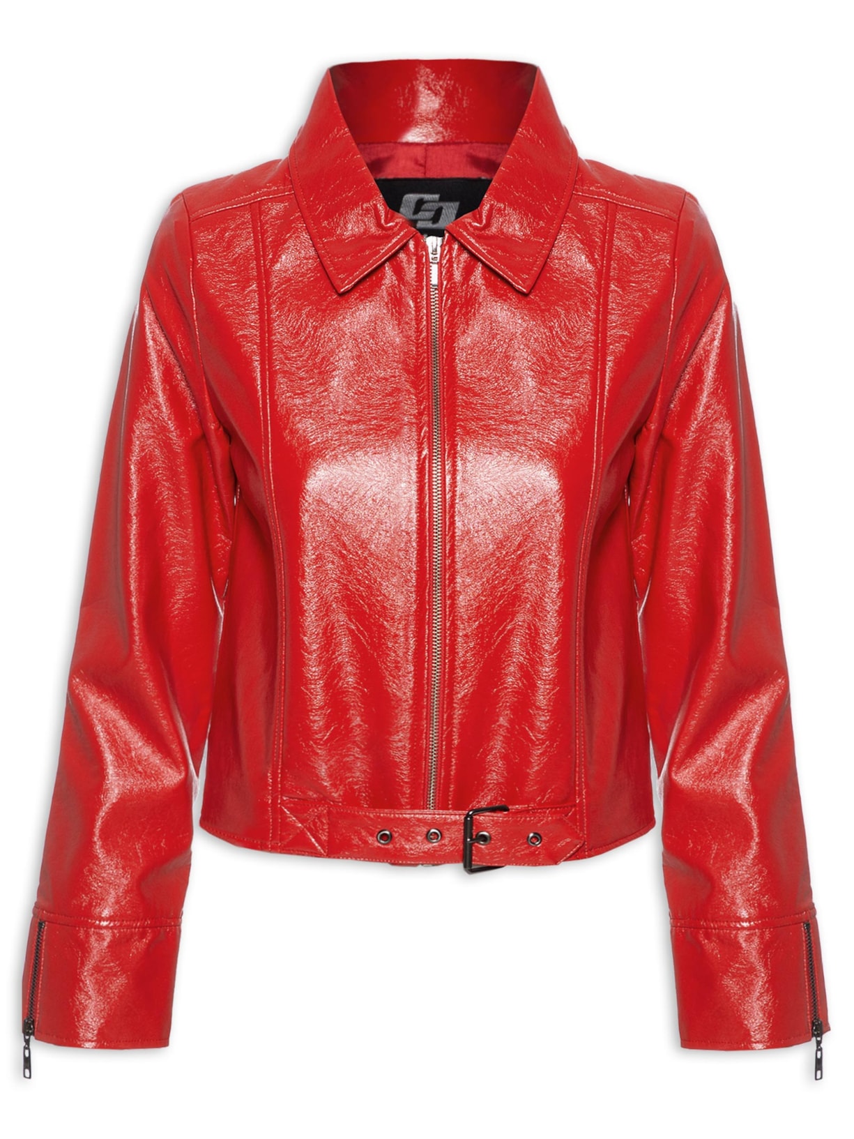Jaqueta Feminina Biker Vermelho Colcci