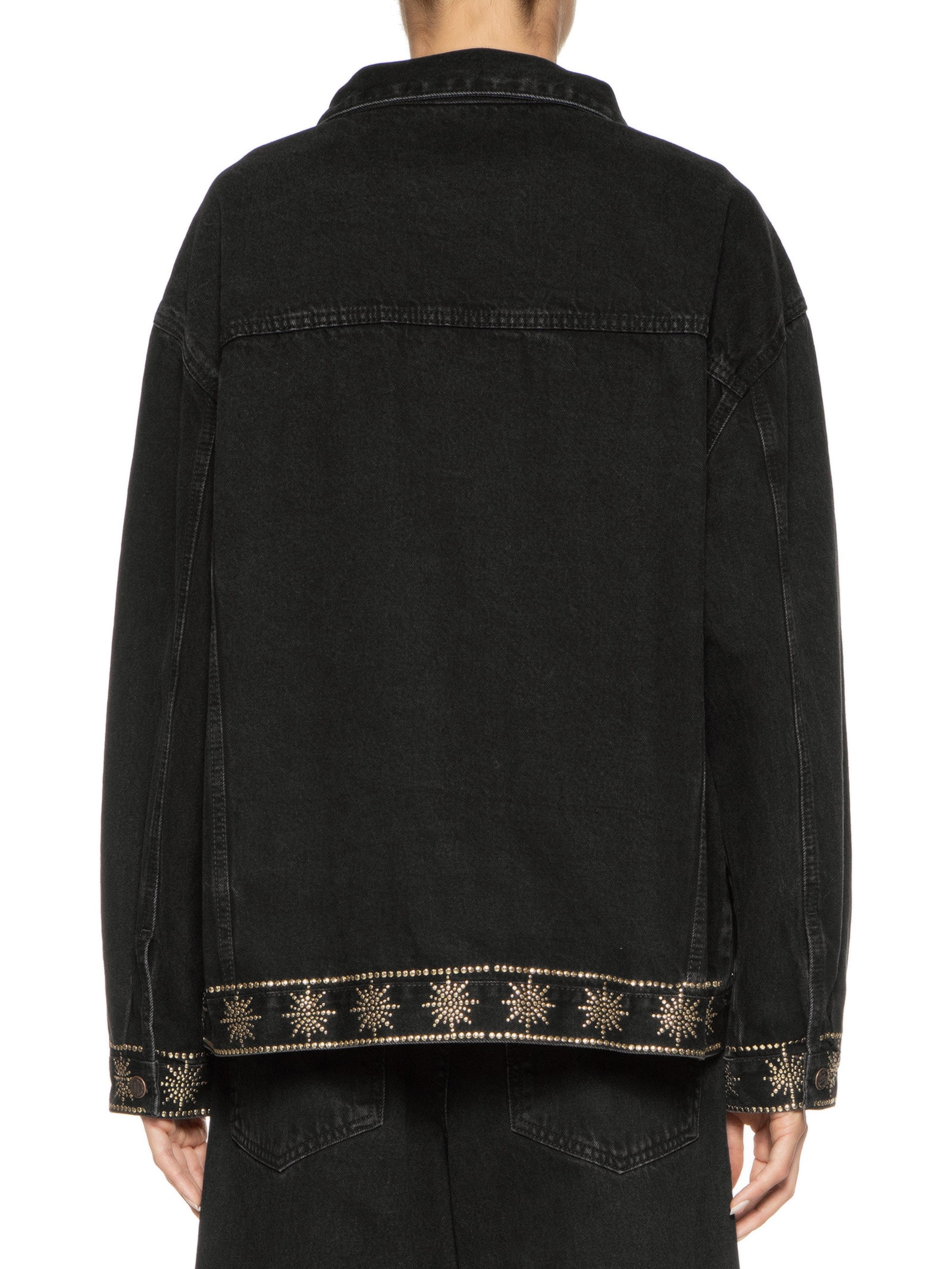 Jaqueta Feminina Black Jeans Hotfix - Farm - Preto