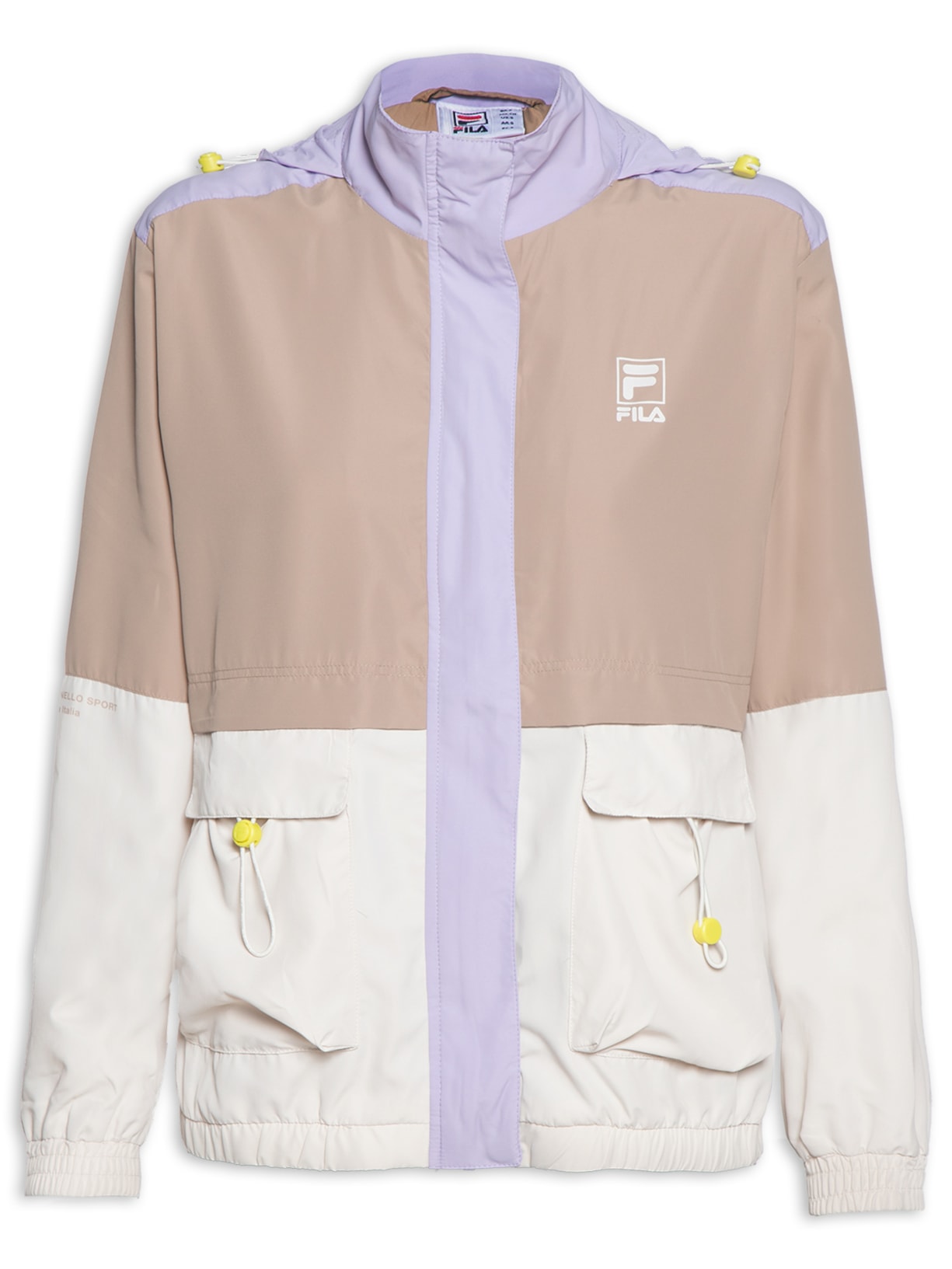 Jaqueta Feminina Block Colors Pastel - Bege