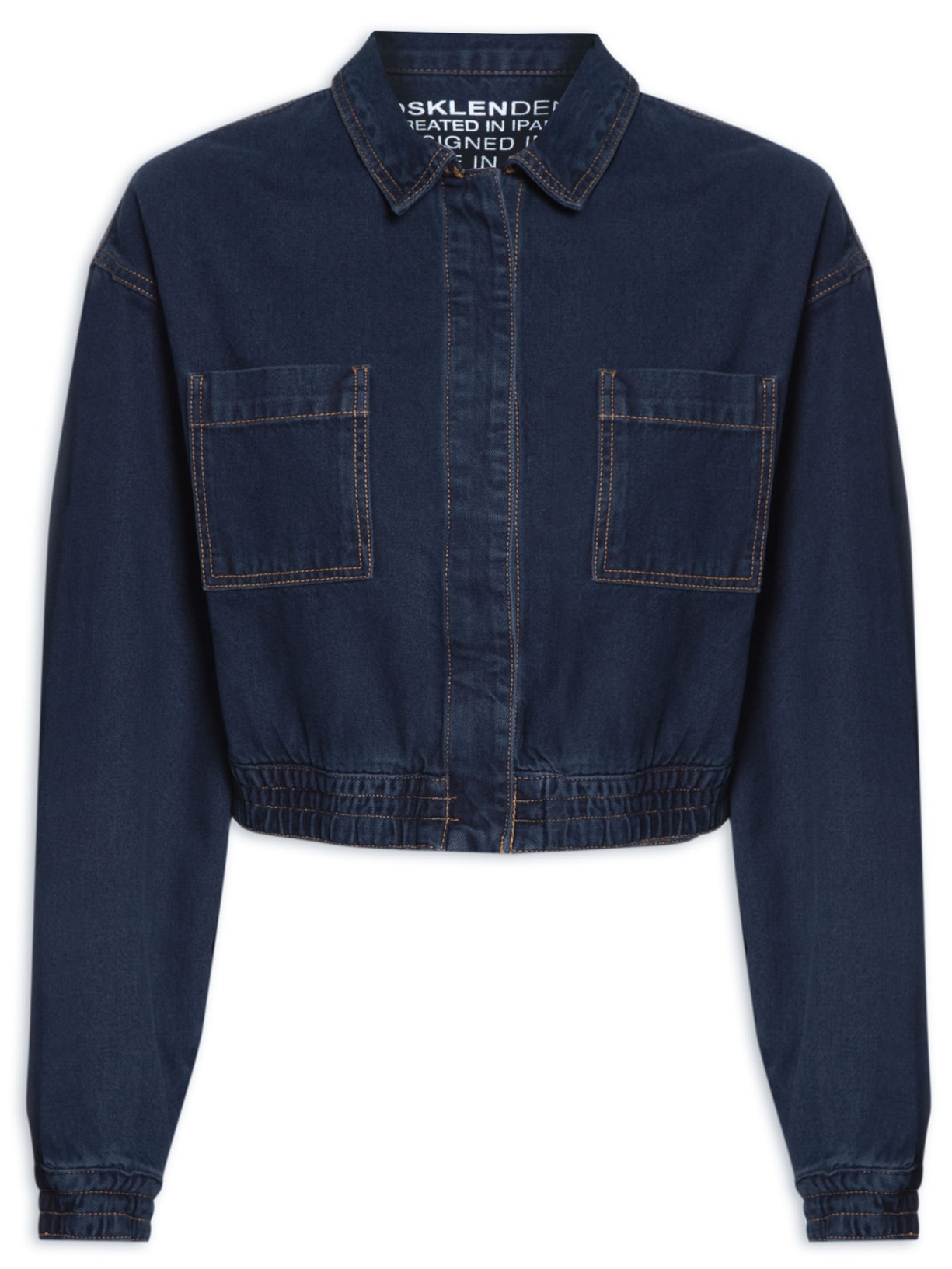 Jaqueta Feminina Bomber Jeans - Azul