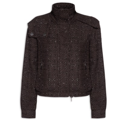 Jaqueta Feminina Bomber Nira - Marrom