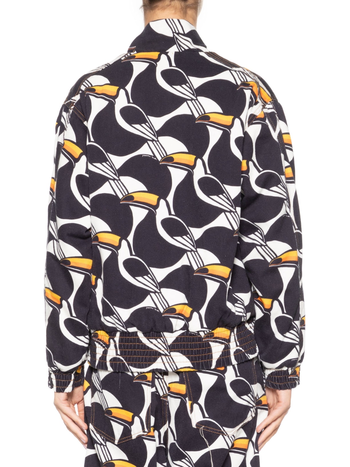 Jaqueta Feminina Bomber Sarja Copatucano Preto Farm