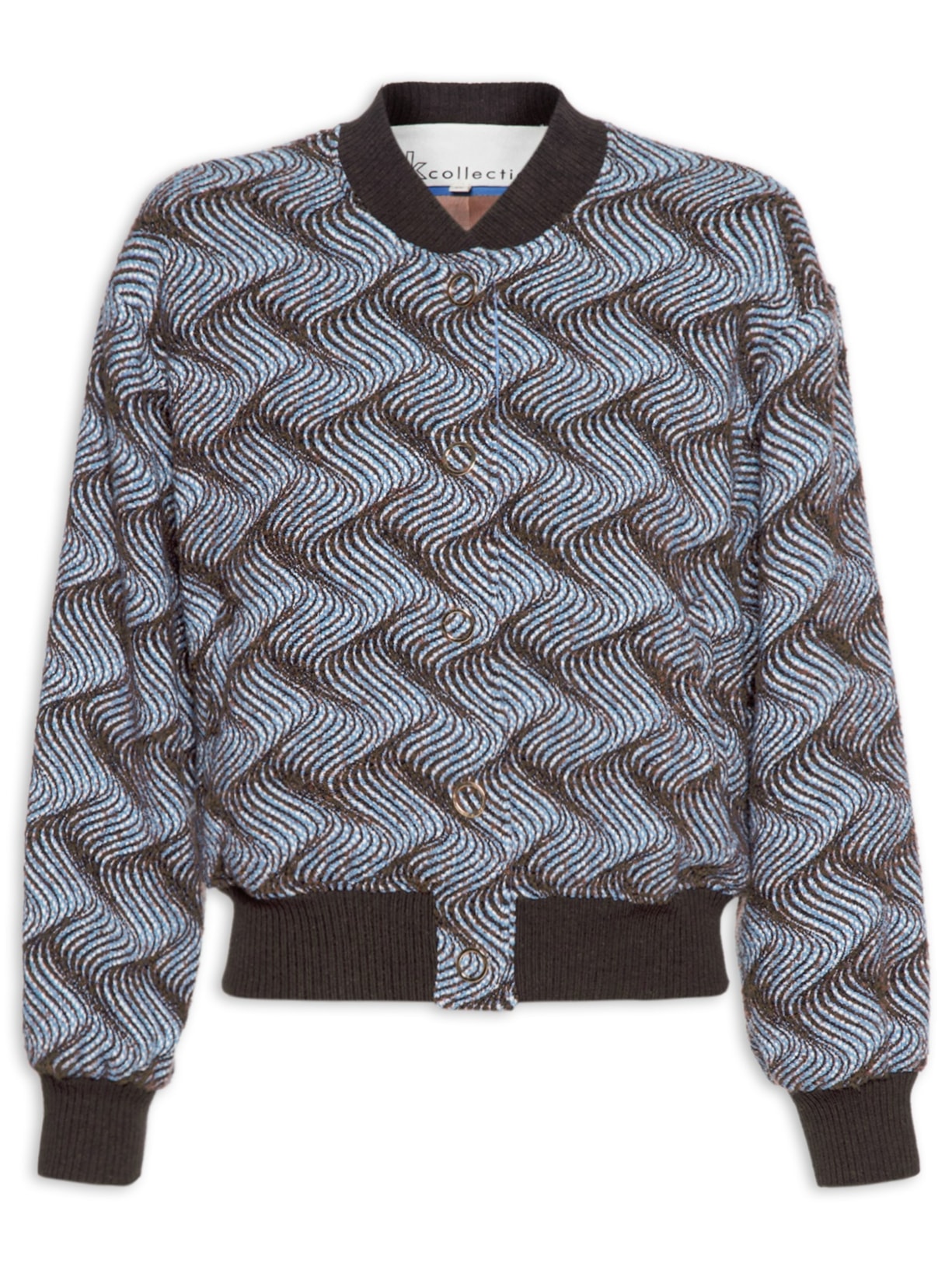 Jaqueta Feminina Boucle Wave Rubi - Azul