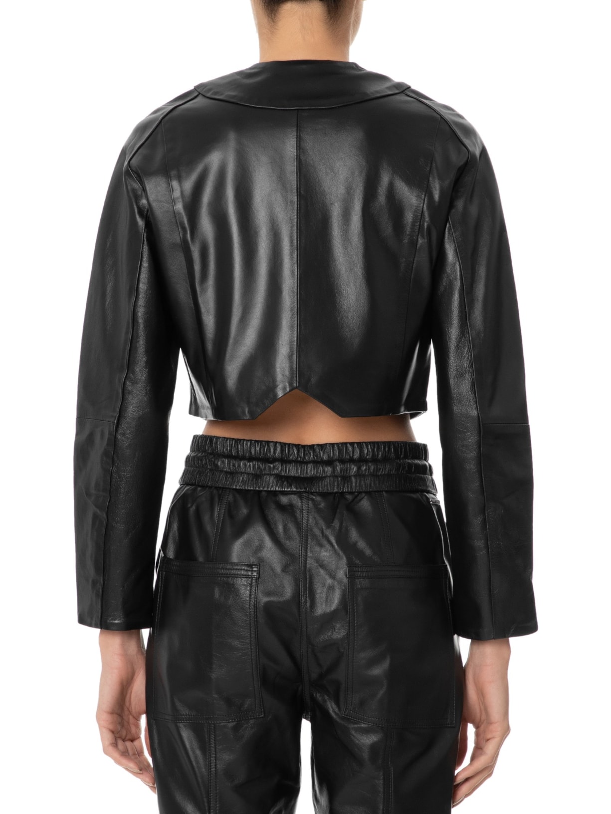 Jaqueta Feminina Bruna Couro Preto Le Lis