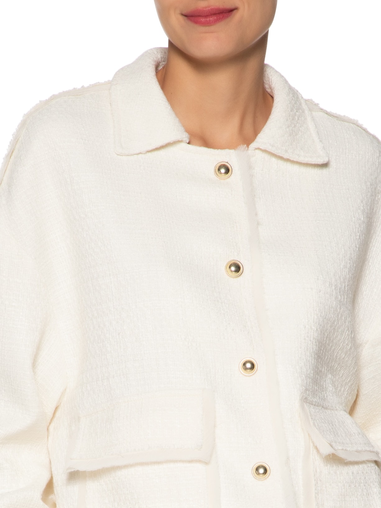 Jaqueta Feminina Bruna II- Off White Le Lis