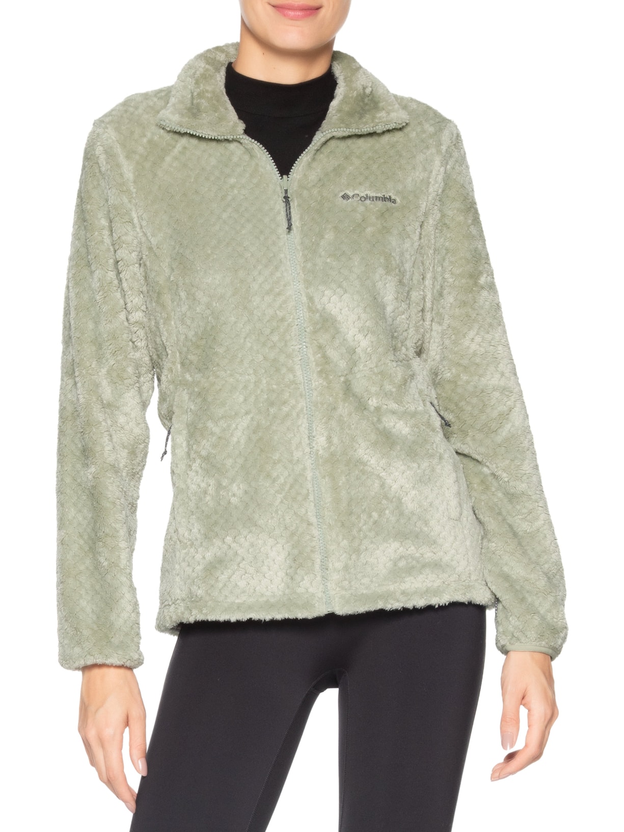 Jaqueta Feminina Bugaboo III Fleece Interchange Verde Columbia