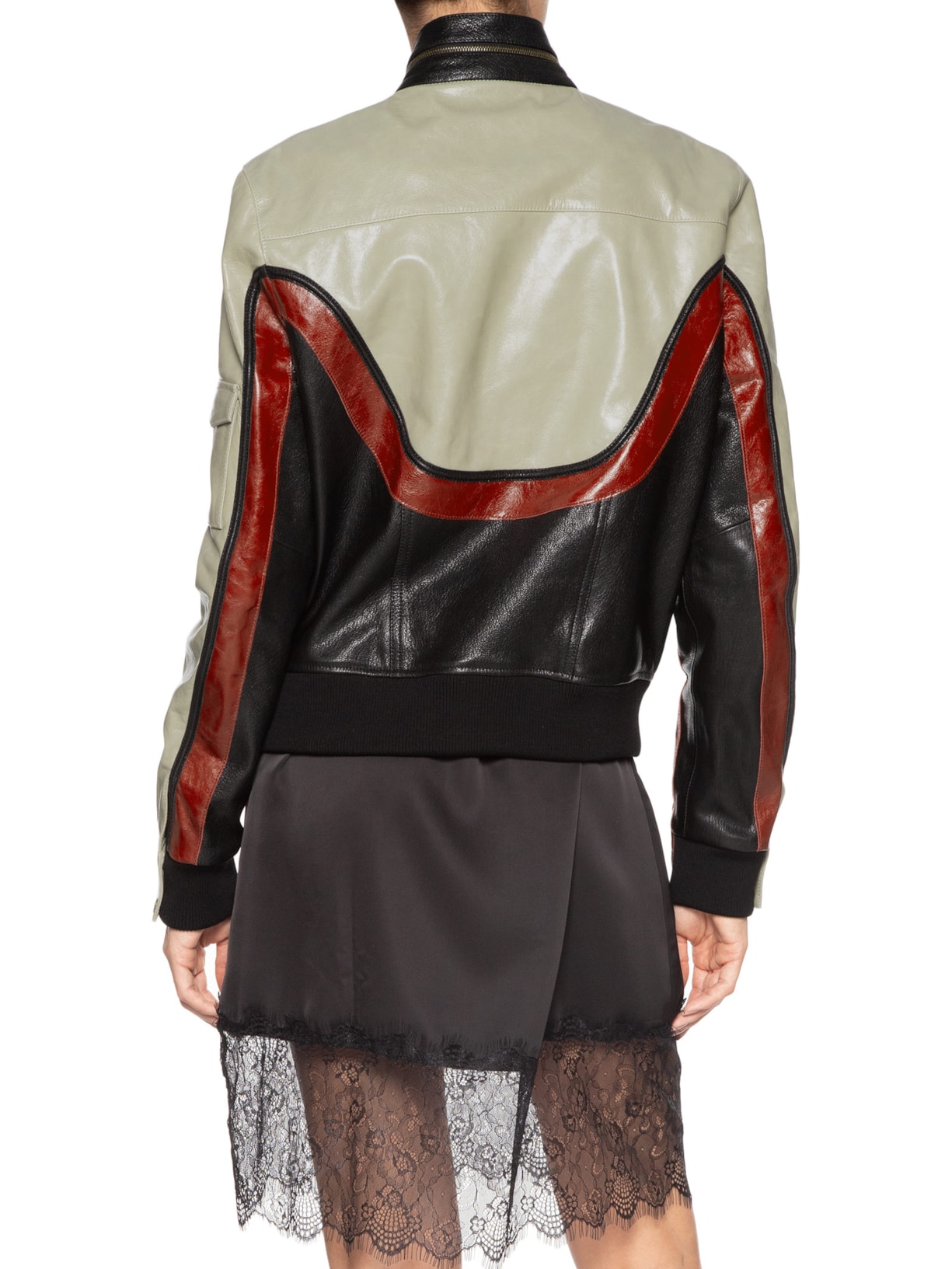 Jaqueta Feminina C-Logo Leather Preto Coperni