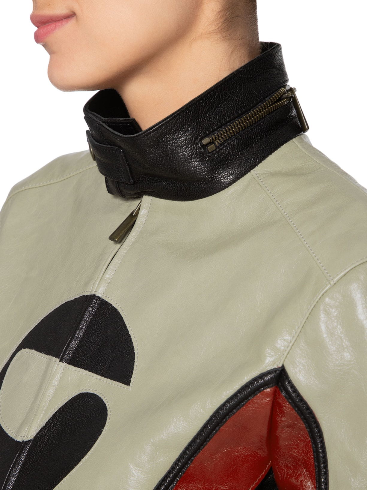 Jaqueta Feminina C-Logo Leather Preto Coperni