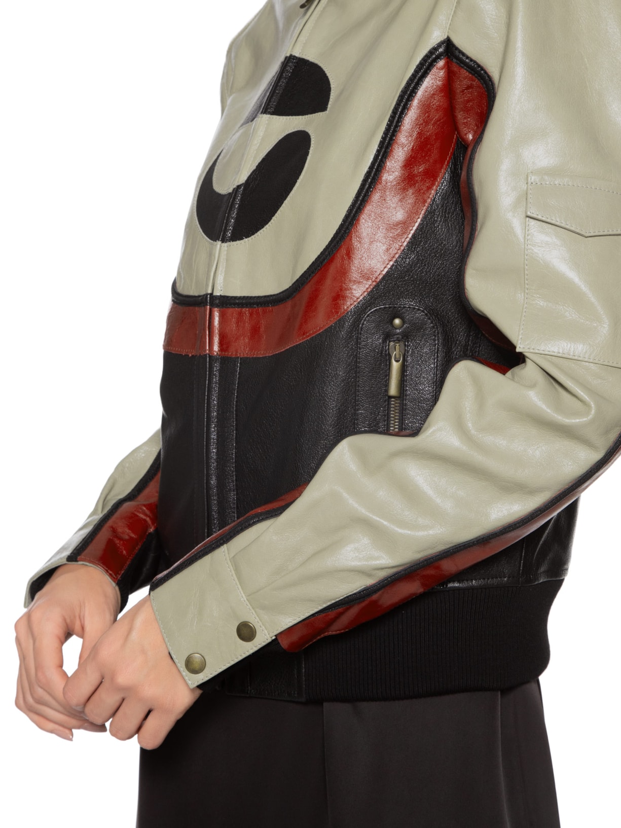 Jaqueta Feminina C-Logo Leather Preto Coperni