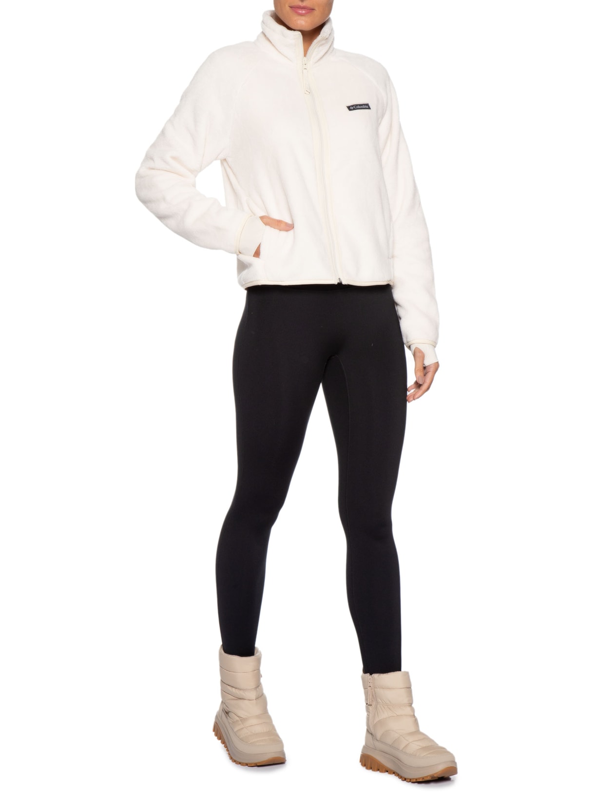 Jaqueta Feminina Canyon Camp™ Sherpa – Off White Columbia