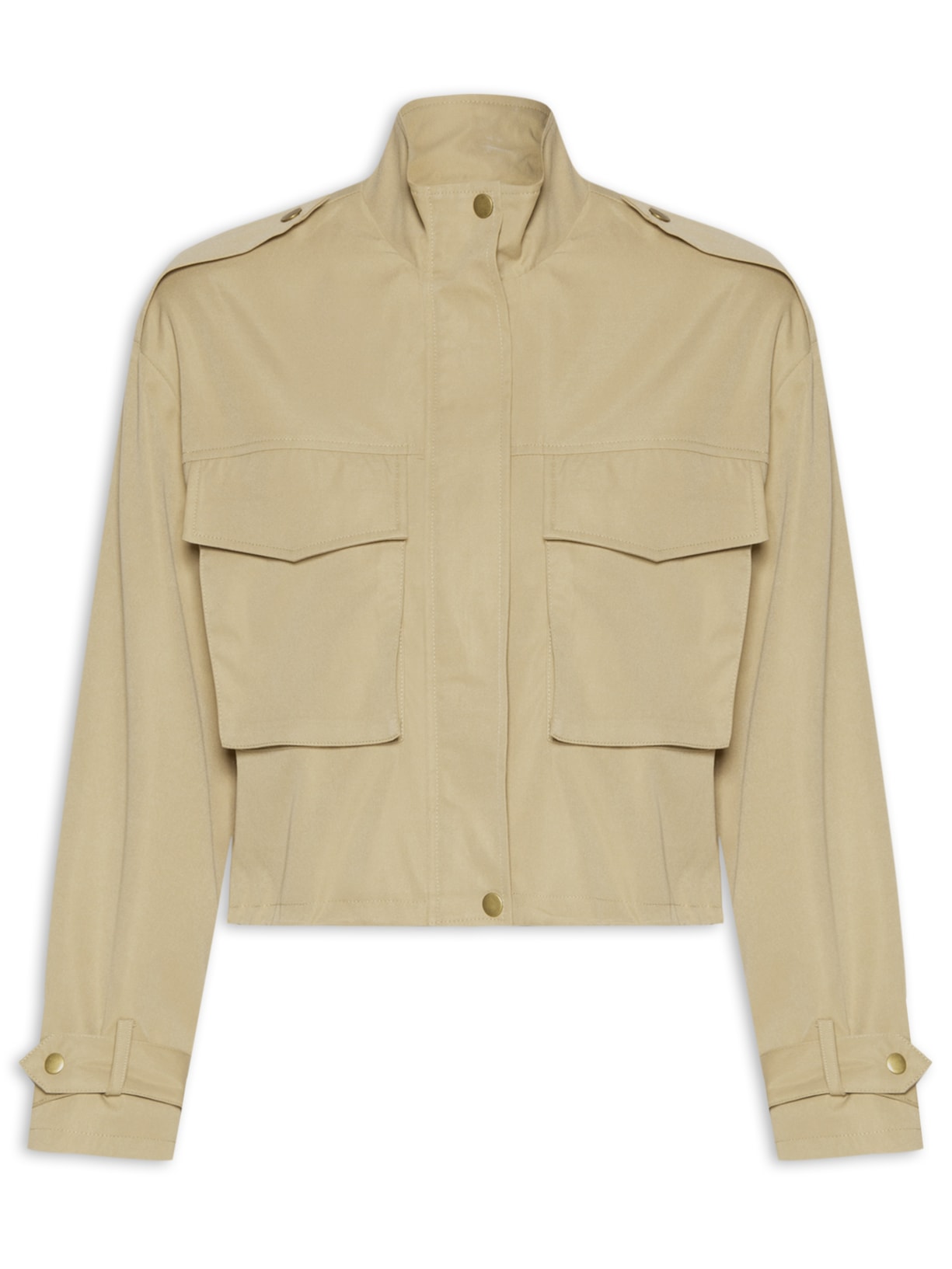 Jaqueta Feminina Cargo - Bege