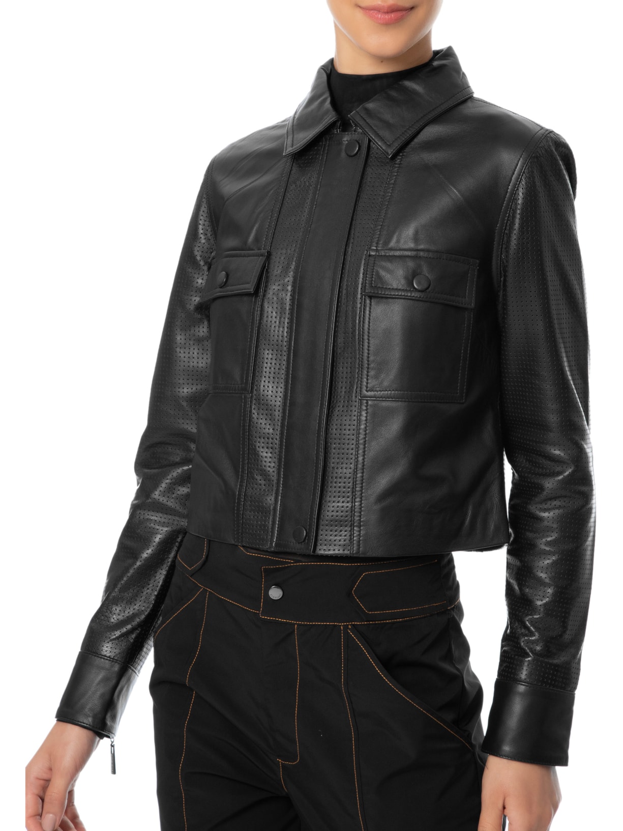 Jaqueta Feminina Cecilia Preto Le Lis