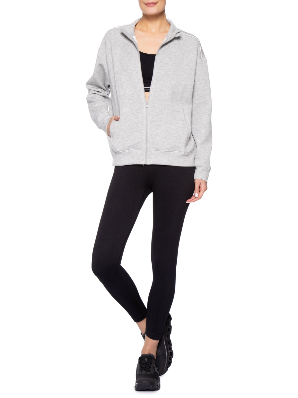 Jaqueta Feminina Cinza Hering Sports