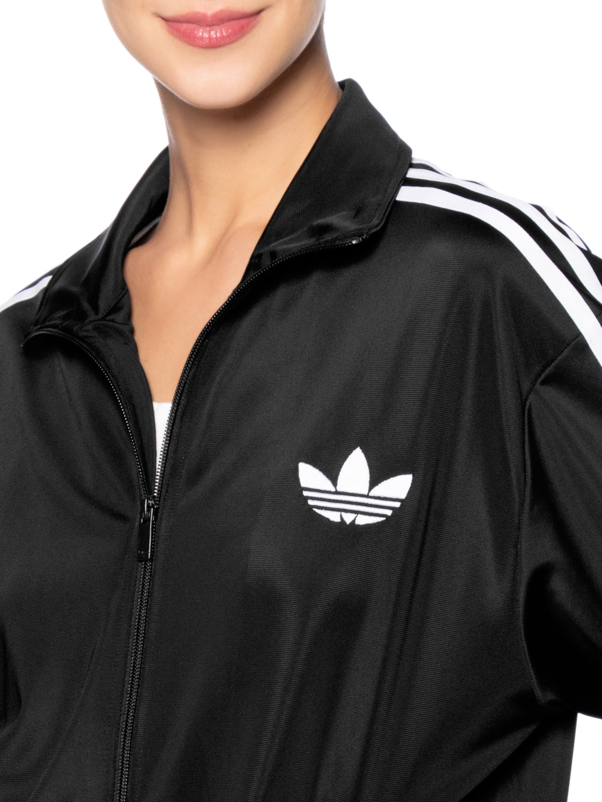 Jaqueta Feminina Classic Firebird TT Preto Adidas Originals