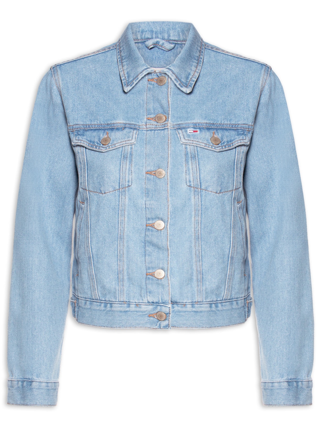 Jaqueta Feminina Classic Trucker Jacket BI8110 Azul Tommy Jeans