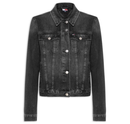 Jaqueta Feminina Classic Trucker - Preto