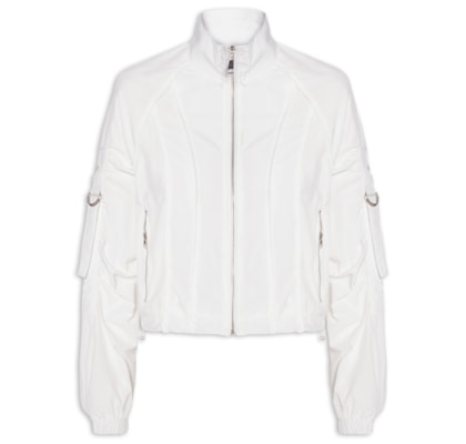 Jaqueta Feminina Corta Vento - Branco