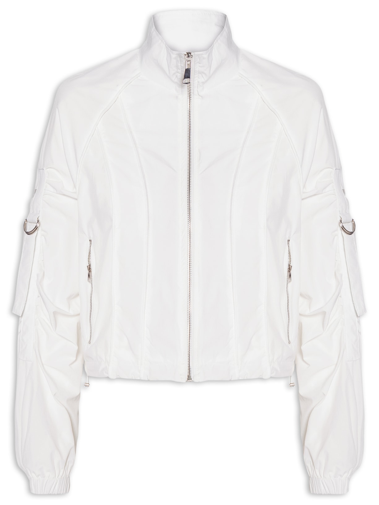 Jaqueta Feminina Corta Vento - Branco