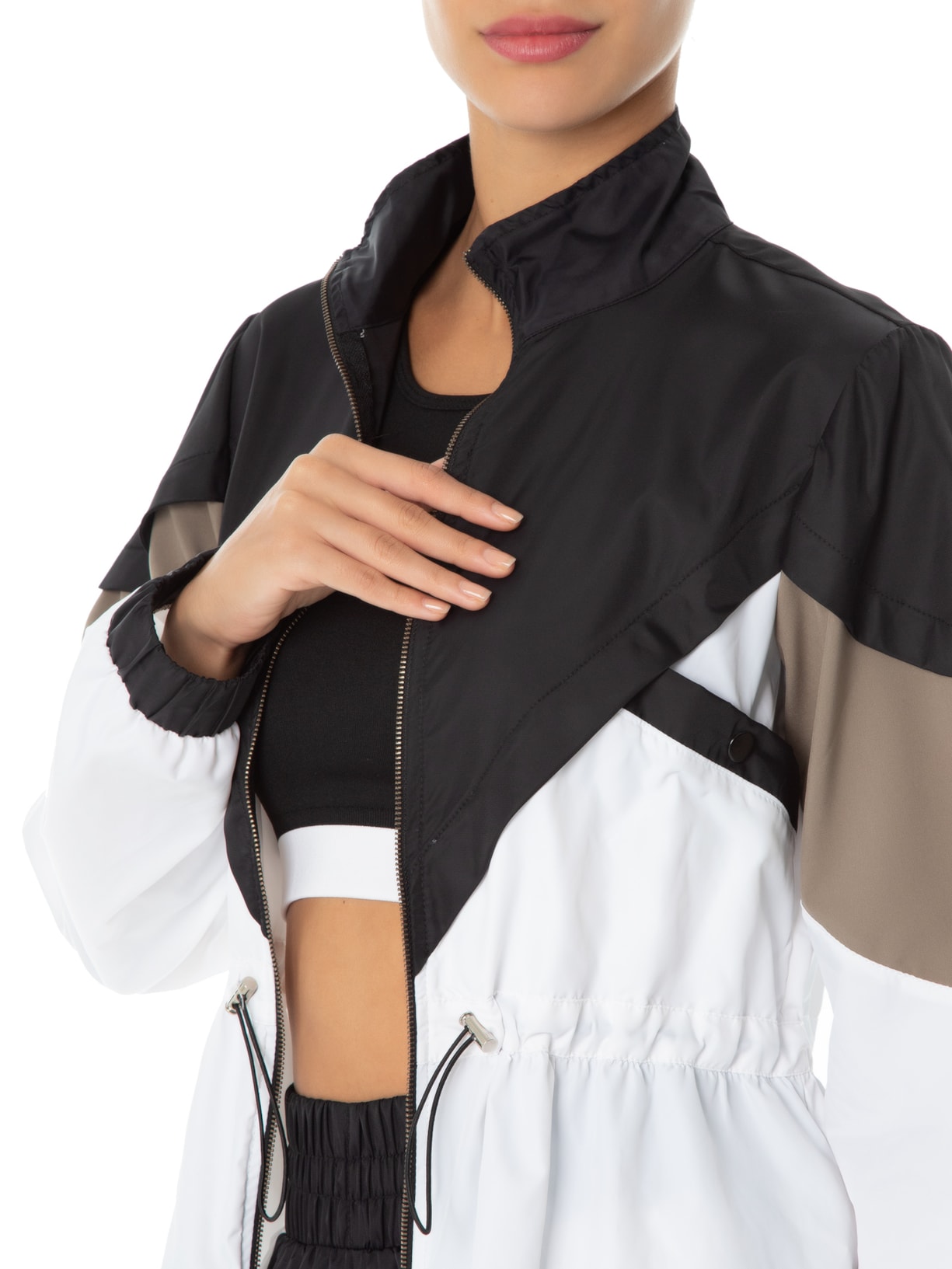 Jaqueta Feminina Corta Vento Cravina Preto Lauf