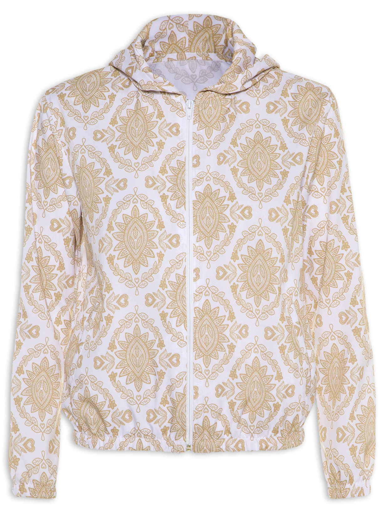 Jaqueta Feminina Corta Vento Mandacaru - Bege