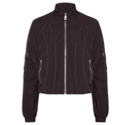 Jaqueta Feminina Corta Vento - Roxo