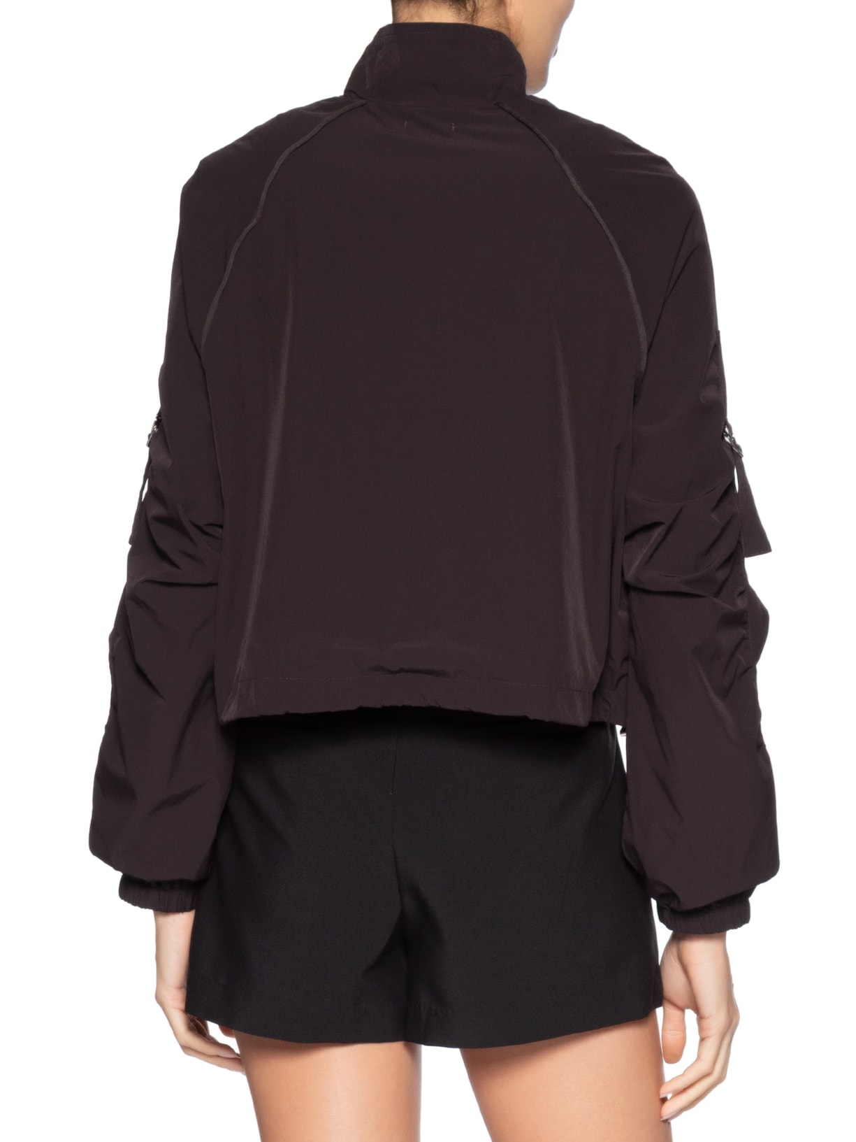 Jaqueta Feminina Corta Vento Roxo Basiq