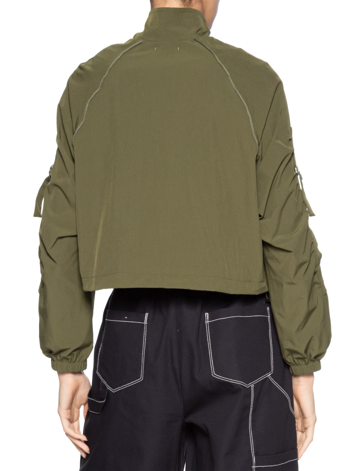 Jaqueta Feminina Corta Vento Verde Basiq