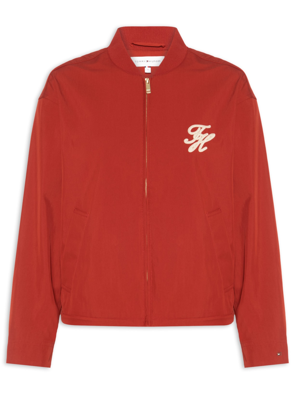 Jaqueta Feminina Cotton Bomber Vermelho Tommy Hilfiger