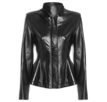 Jaqueta Feminina Couro Libre - Preto