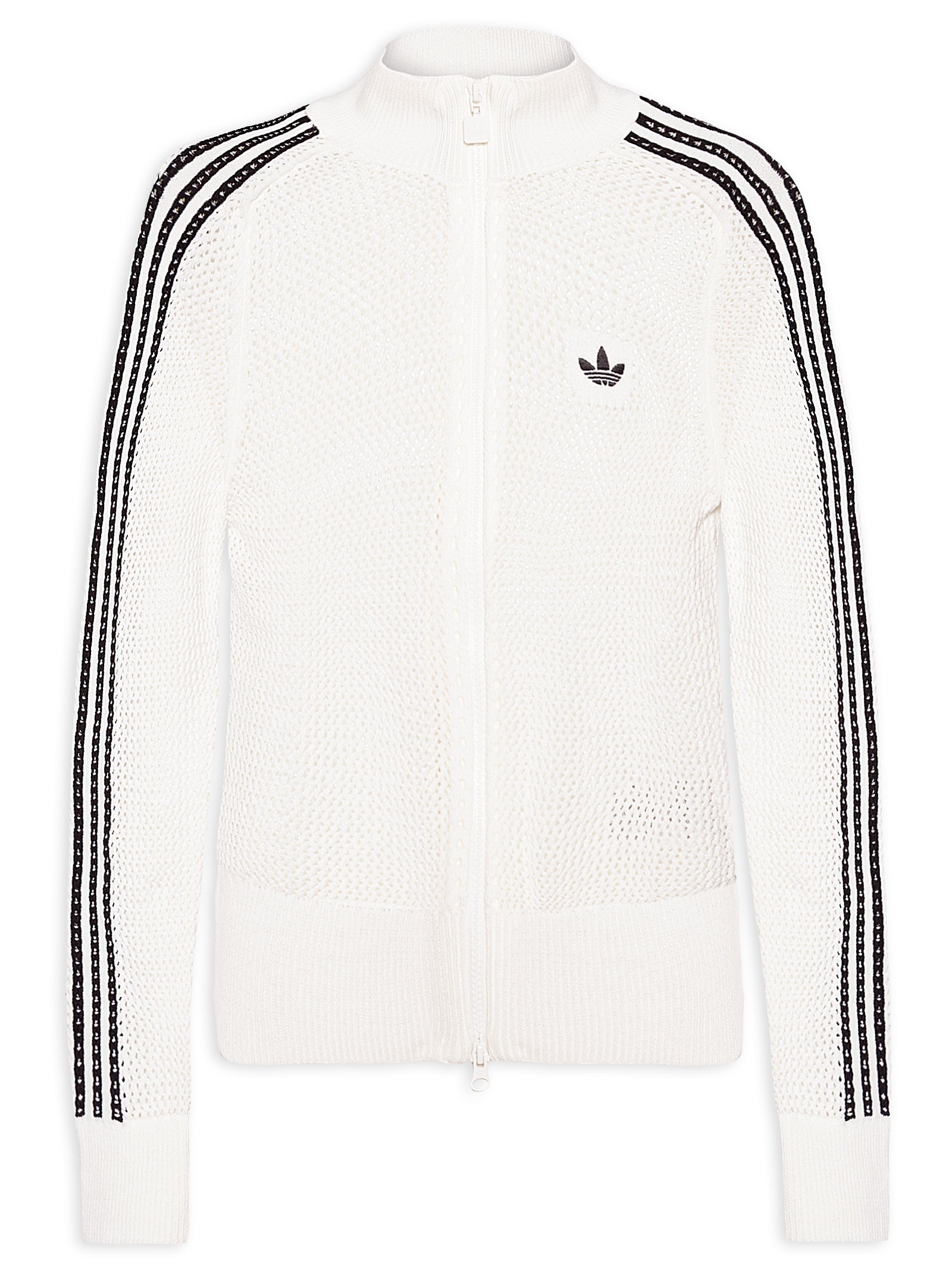 Jaqueta Feminina Crochet Track Top - Branco - Adidas Originals