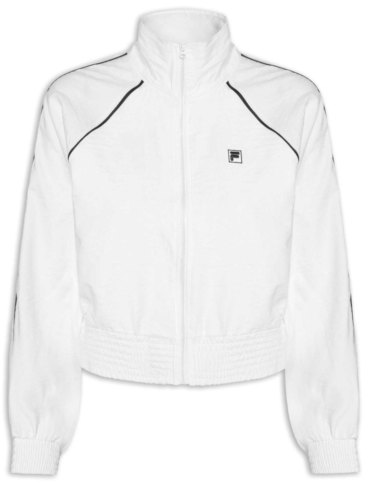 Jaqueta Feminina Cropped F-Box - Branco