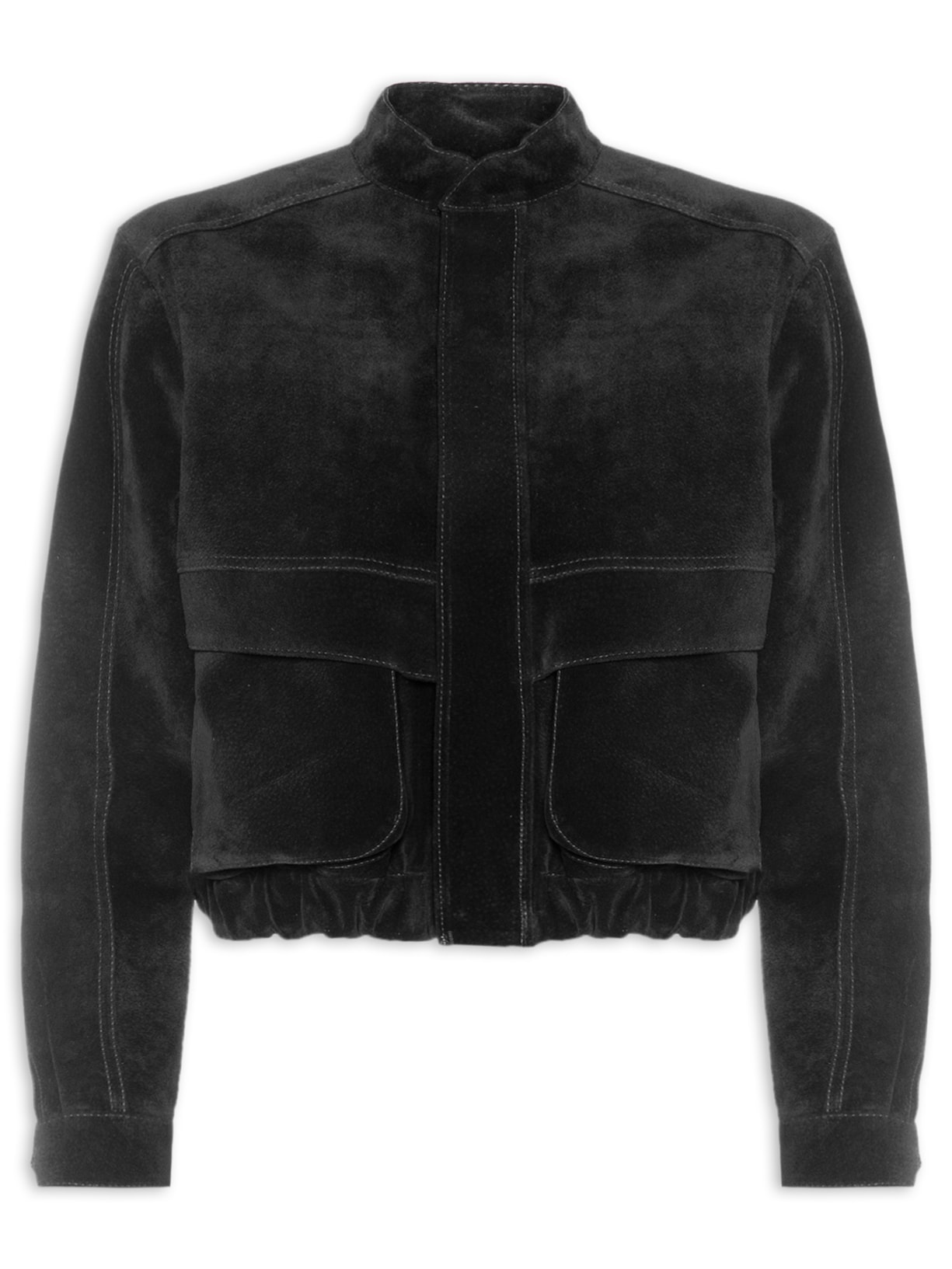 Jaqueta Feminina Cropped Willow Preto Studio Kalline