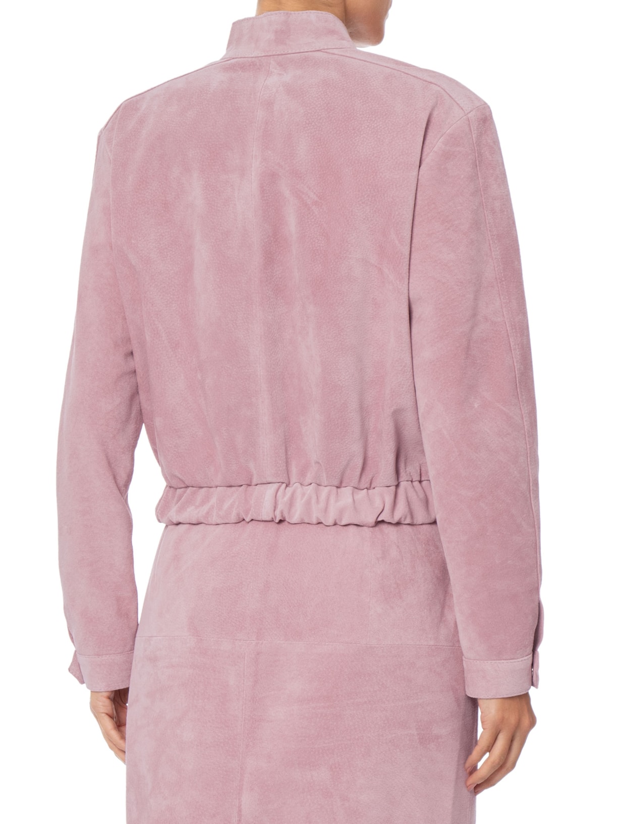 Jaqueta Feminina Cropped Willow Rosa Studio Kalline