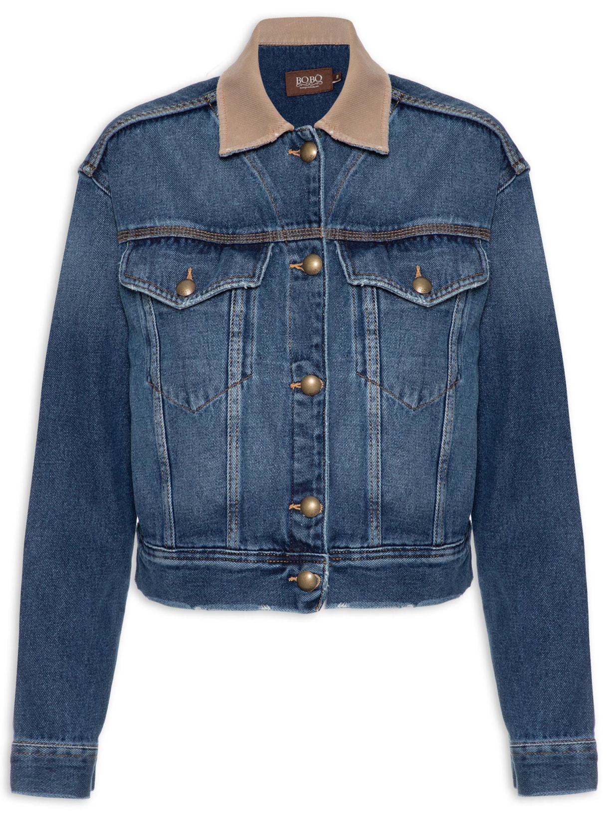 Jaqueta Feminina Daiana Jeans - Azul