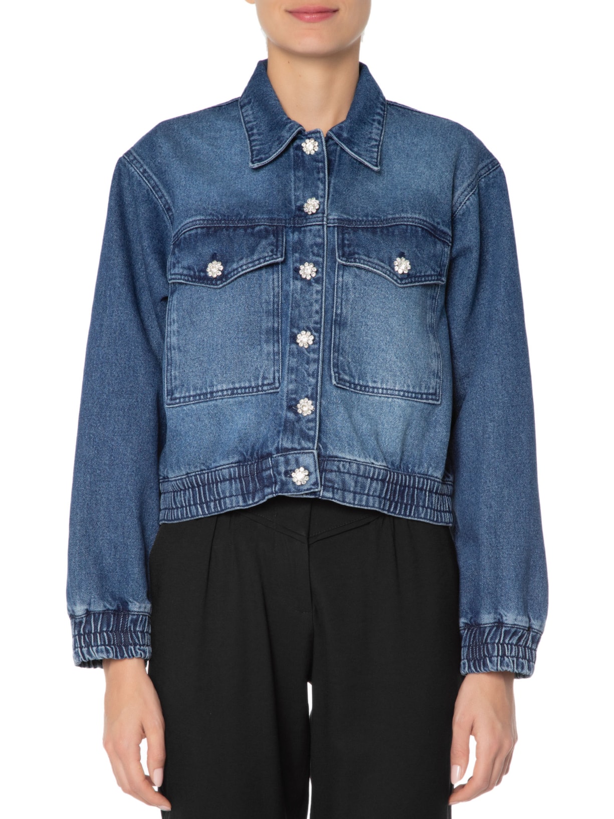 Jaqueta Feminina Daniela Azul Le Lis