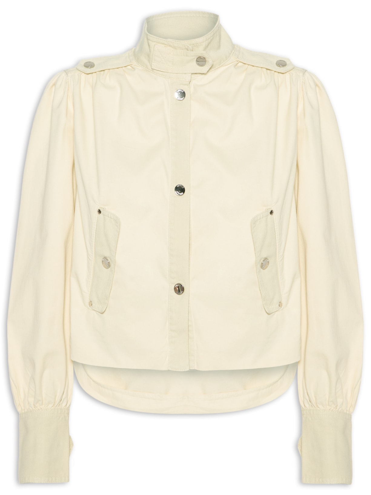 Jaqueta Feminina De Sarja Mix Clean Verde Animale