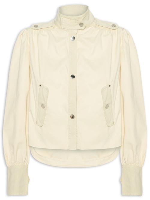 Jaqueta Feminina De Sarja Mix Clean - Verde