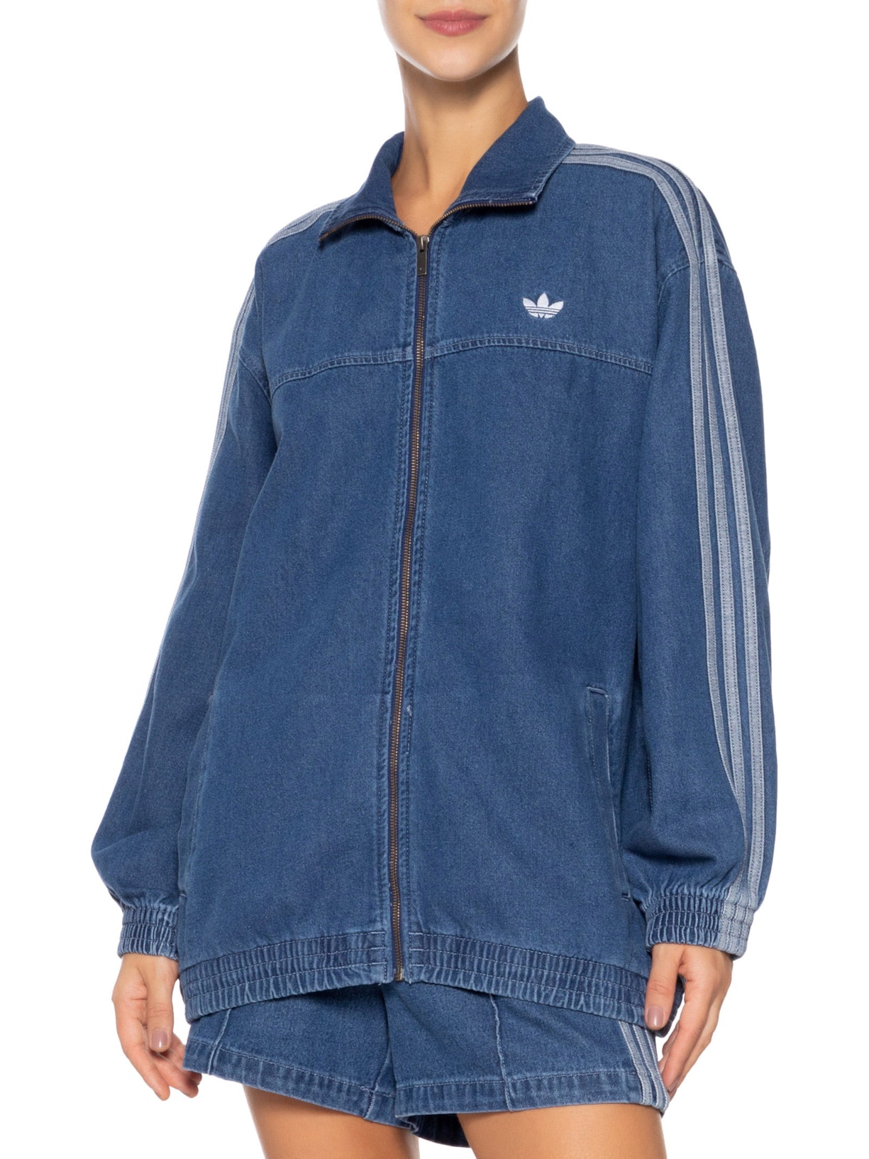 Jaqueta Feminina Denim Adilenium TT Azul Adidas Originals