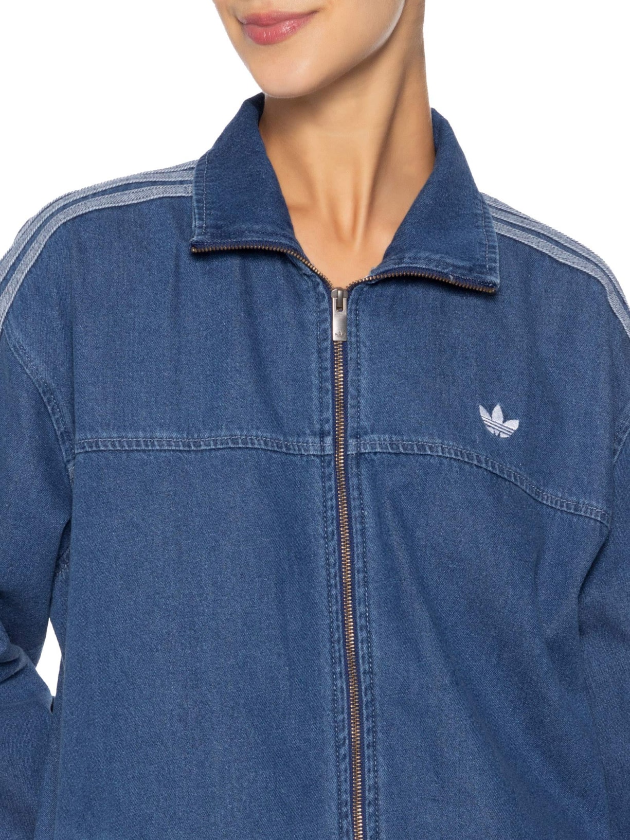 Jaqueta Feminina Denim Adilenium TT Azul Adidas Originals