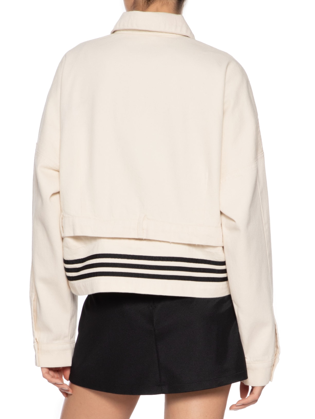 Jaqueta Feminina Denim Track Top Bege Adidas Originals