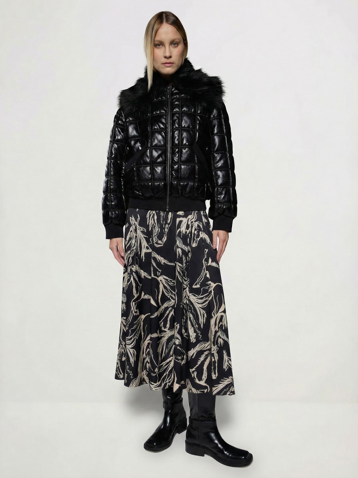 Jaqueta Feminina Detroit I26 Preto Mixed