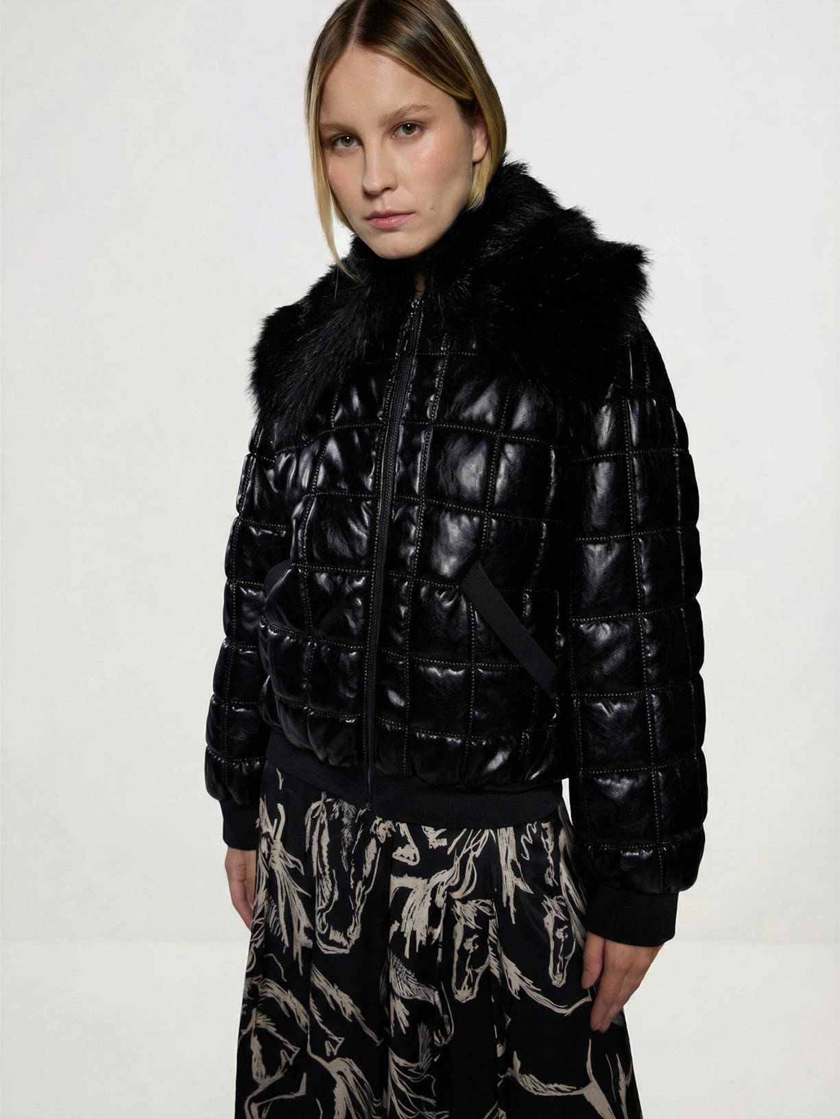 Jaqueta Feminina Detroit I26 Preto Mixed