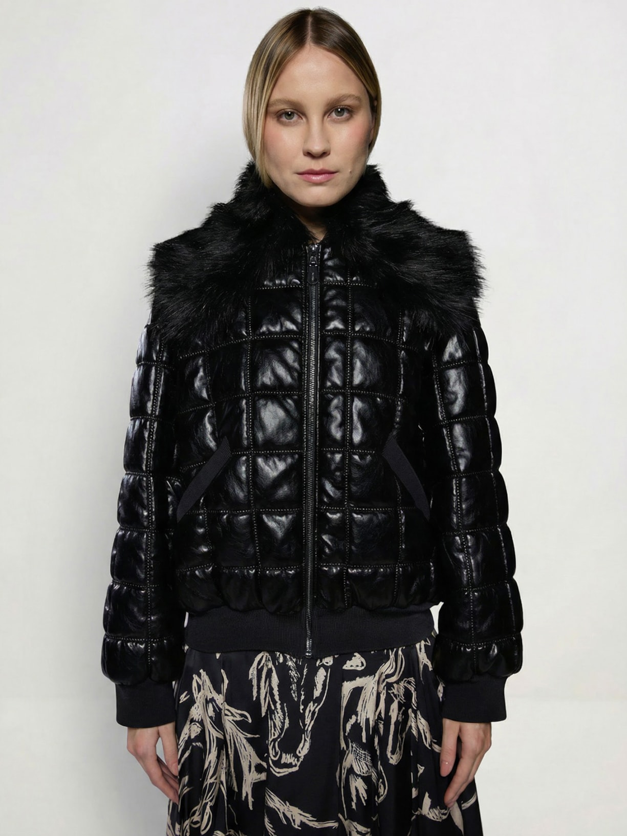 Jaqueta Feminina Detroit I26 Preto Mixed