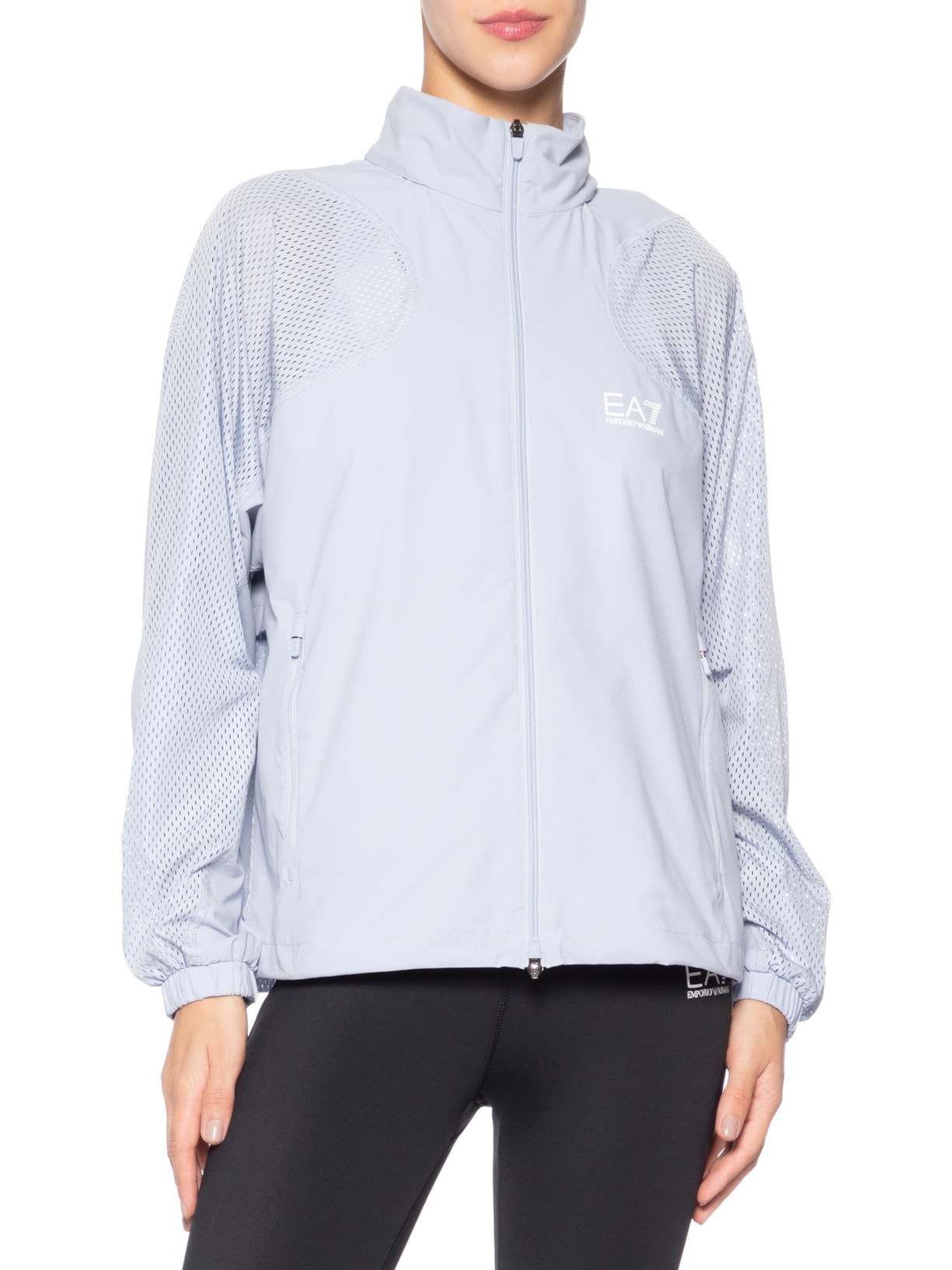 Jaqueta Feminina Dynamic Athlete Full-Zip Ventus7 Azul Ea7 Emporio Armani