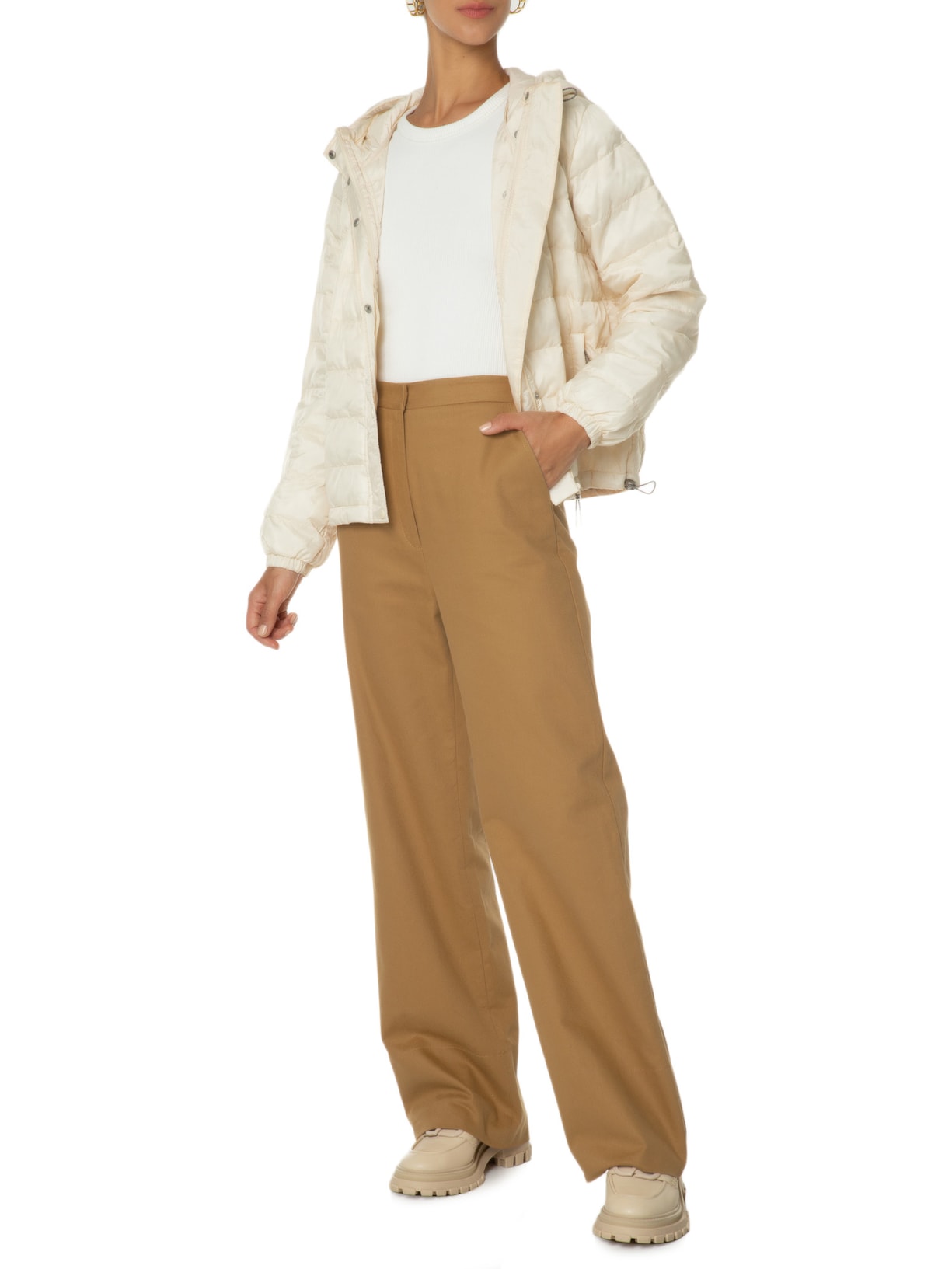 Jaqueta Feminina Edie Packable Bege Levi's