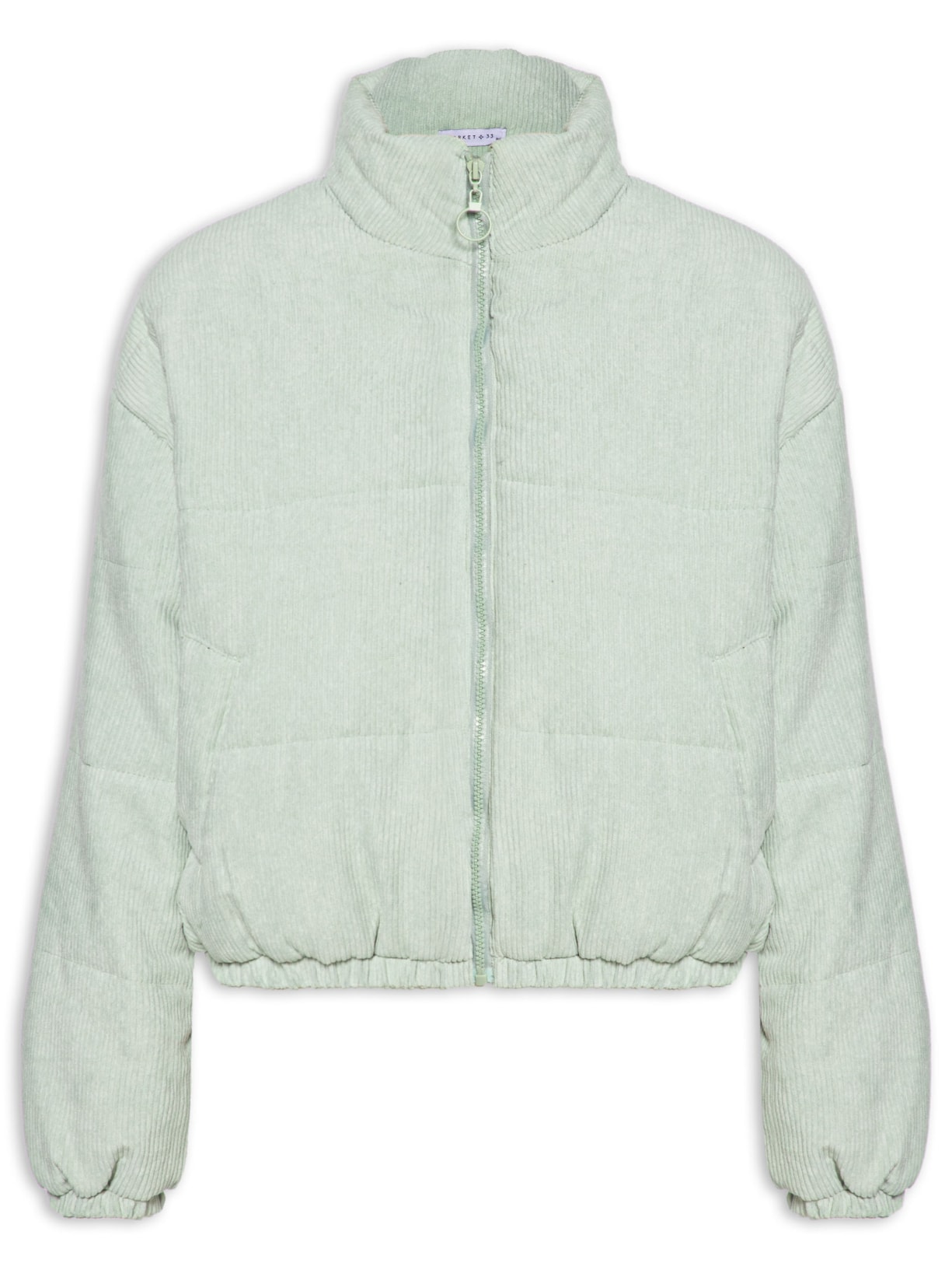 Jaqueta Feminina Em Veludo Cotele - Verde