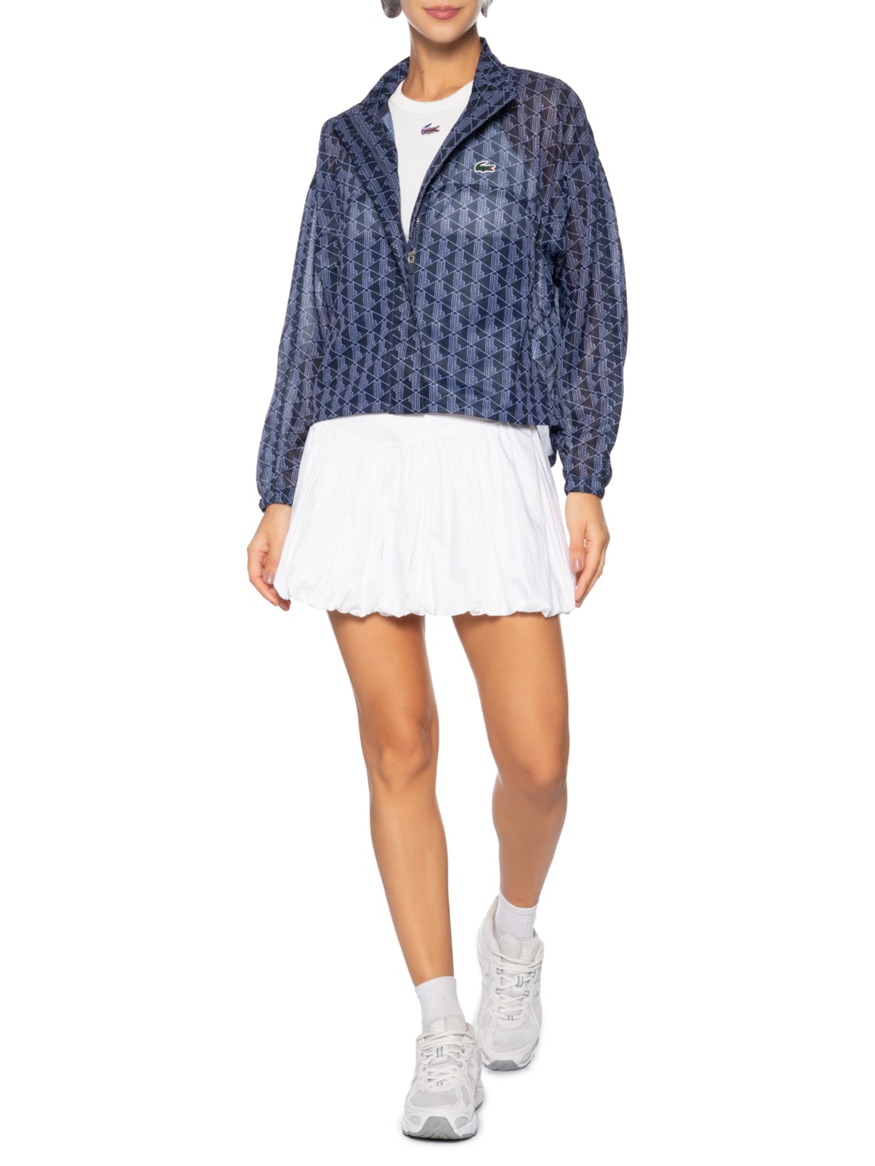 Jaqueta Feminina Esportiva Azul Lacoste