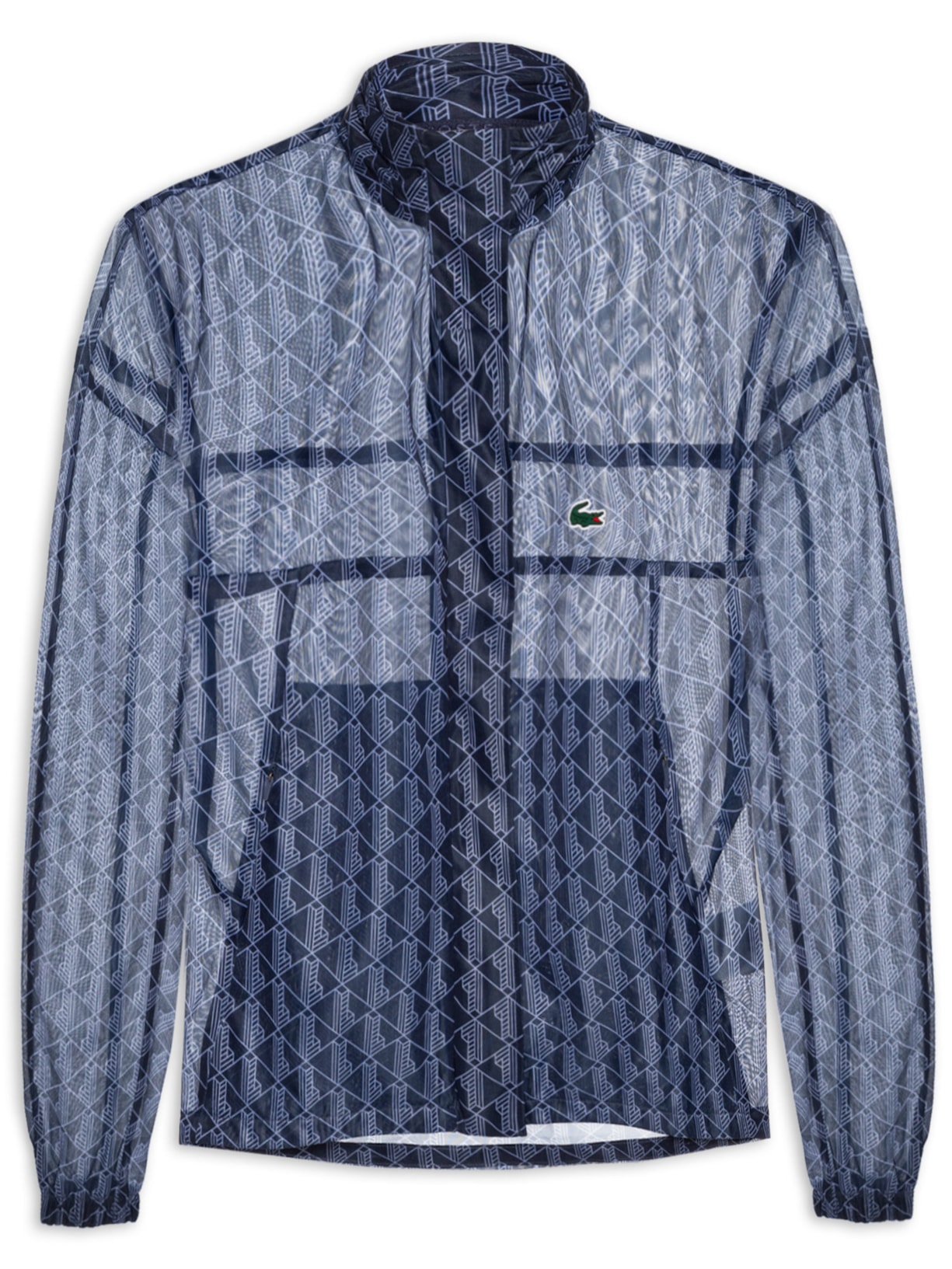 Jaqueta Feminina Esportiva Azul Lacoste