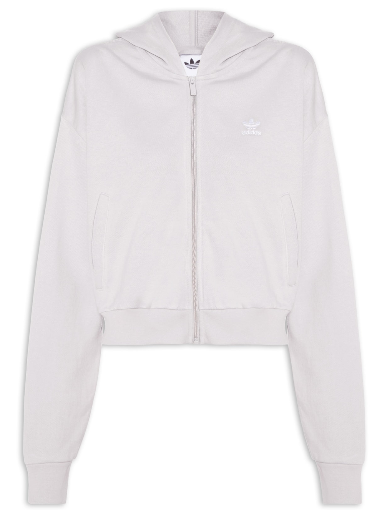 Jaqueta Feminina Essential Ft Hd Cinza Adidas Originals